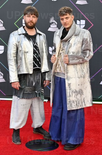Gustavo Rodriguez and Tomás Ferrero Arrive for the Latin Grammy Awards in Las Vegas
