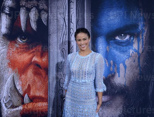 Paula Patton attends the "Warcraft" premiere in Los Angeles