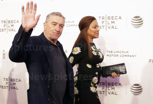 Robert DeNiro and Grace Hightower at the Tribeca Film Festival