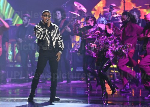 Myke Towers Performs at the Latin Grammy Awards in Las Vegas