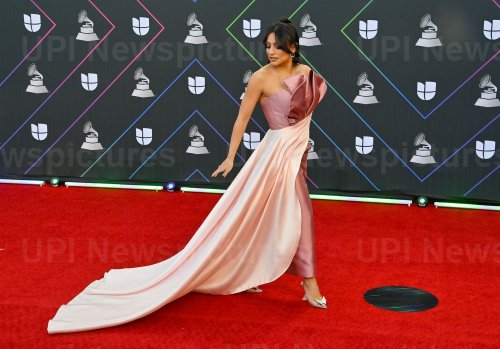 Ana Brenda Contreras Arrives for the Latin Grammy Awards in Las Vegas