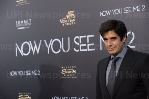 David Copperfield arrives at the "Now You See Me 2" World Premiere