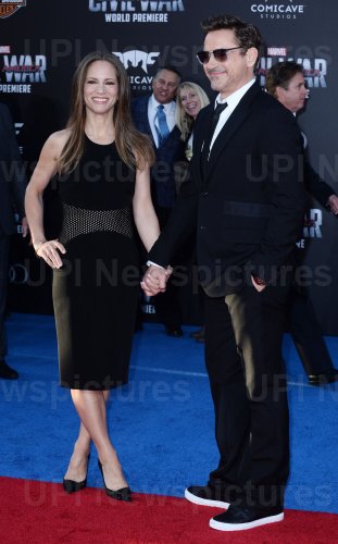 Robert and Susan Downey attend the "Captain America: Civil War" premiere in Los Angeles