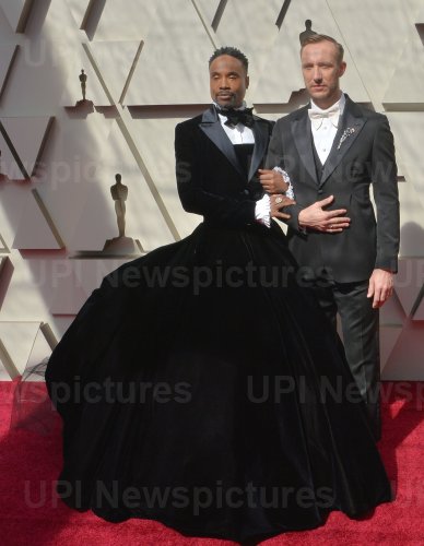 Billy Porter and Adam Smith arrive for the 91st  Academy Awards