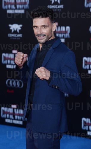 Frank Grillo attends the "Captain America: Civil War" premiere in Los Angeles
