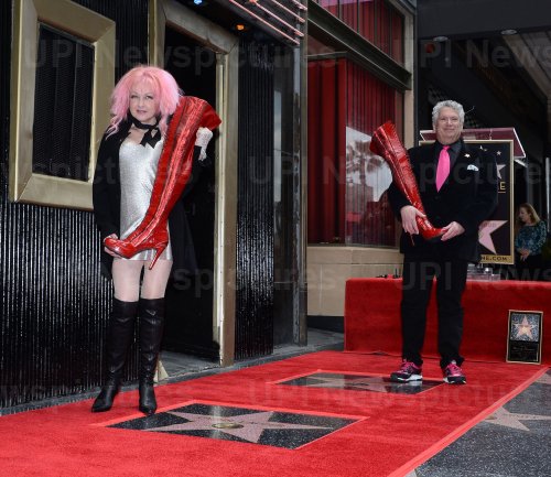 Cyndi Lauper and Harvey Fierstein honored during double ceremony on Hollywood Walk of Fame