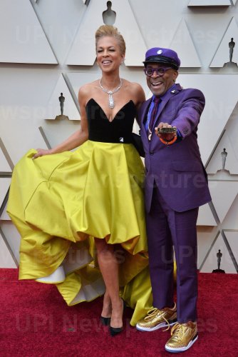 Tonya Lewis Lee and Spike Lee arrive for the 91st Academy Awards