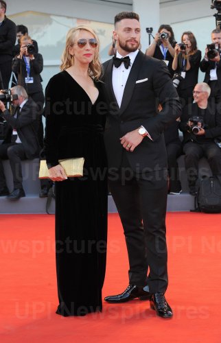 Sam Taylor-Wood and Aaaron Taylor-Johnson attend the premiere for Nocturnal Animals during the 73rd Venice Film Festival in Italy