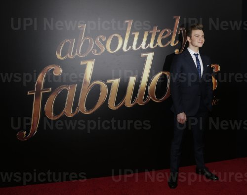 Chris Colfer at Absolutely Fabulous Premiere