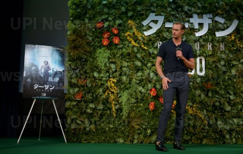"The Legend of Tarzan" promotes in Tokyo