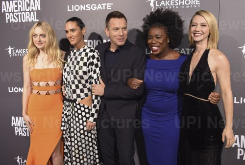 Dakota Fanning, Jennifer Connelly, Ewan McGregor Uzo Aduba and Valorie Curry attend a screening of "American Pastoral"  in Beverly Hills, California