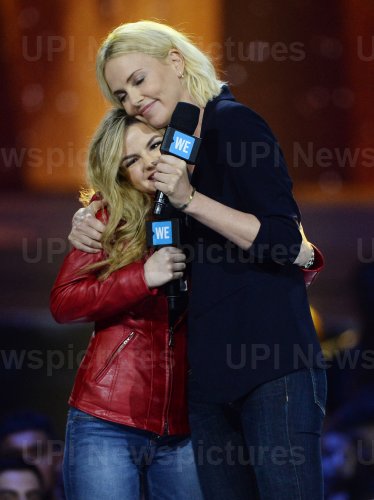 Charlize Theron and Ashley Murphy speak at WE Day empowerment event in Inglewood